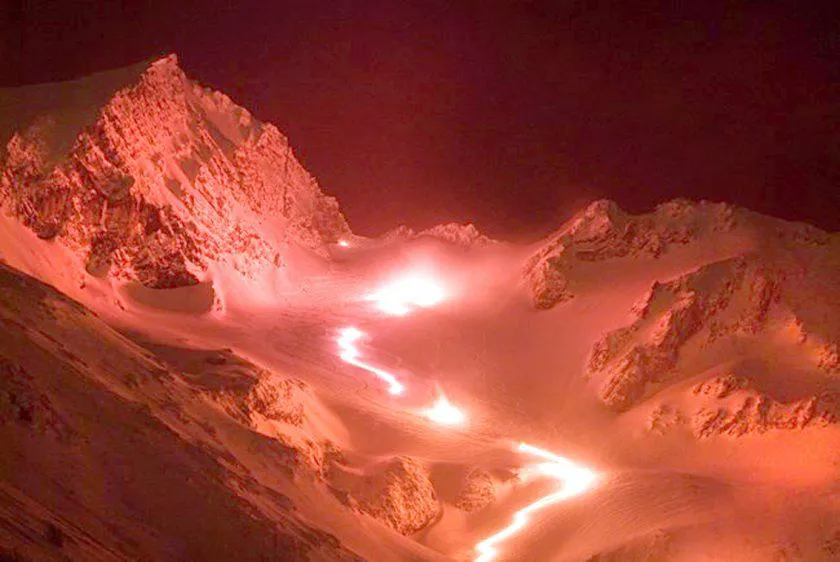 bajada de antorcha